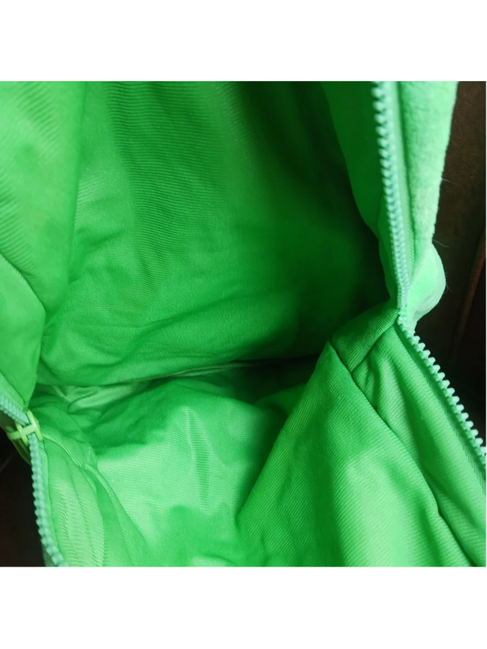 Pack Mates Kids Plush Backpack Bright Green OMGosh Zip Pouch Youth